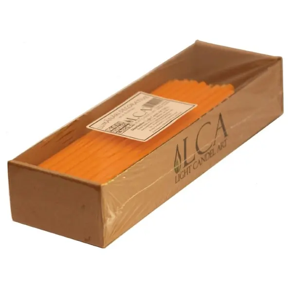 Lumanari Menaj Portocalii, Cilindrice, 200 g