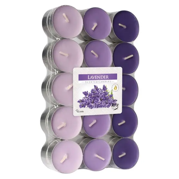 Lumanari Pastila, 4 Ore, Lavanda, 30 Bucati