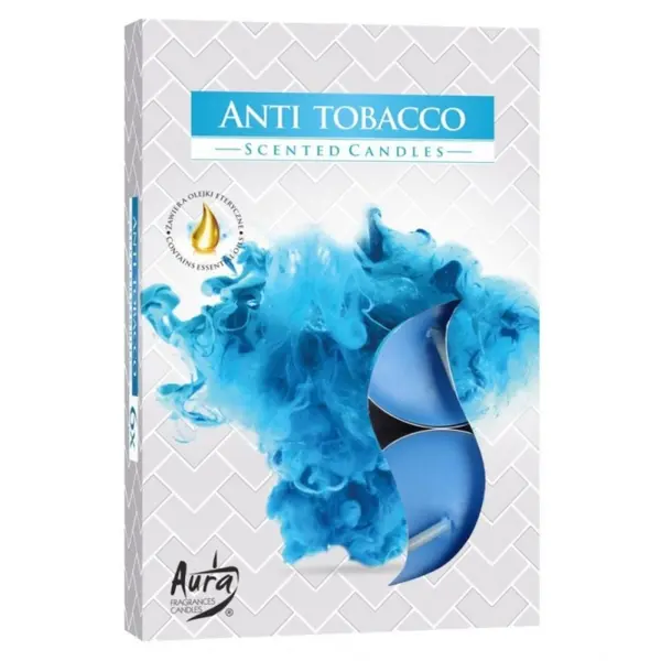 Lumanari Pastila, Anti - Tabac, 4 Ore, 6 Bucati