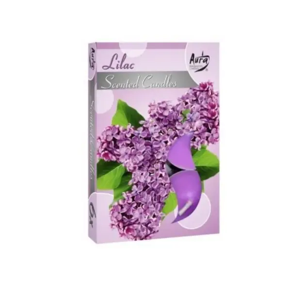 Lumanari Pastila Liliac, 6 Bucati