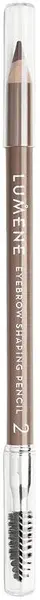 Lumene Creion vegan pentru modelarea sprâncenelor cu perie, 2 Brown, 1.08 g