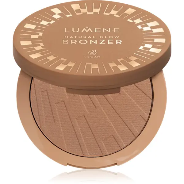 Lumene Natural Glow pudra compacta pentru bronzat culoare 2 Arctic Sun 10 g