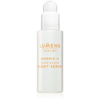 Lumene Nordic-C [VALO] Glow Renew ser de noapte pentru strălucirea și netezirea pielii