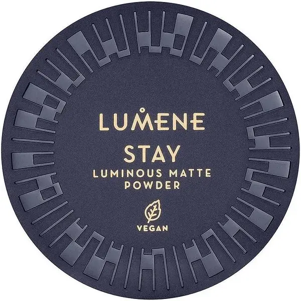 Lumene Pudră matifiantă vegană Stay Luminous, Shade 0, 10 g
