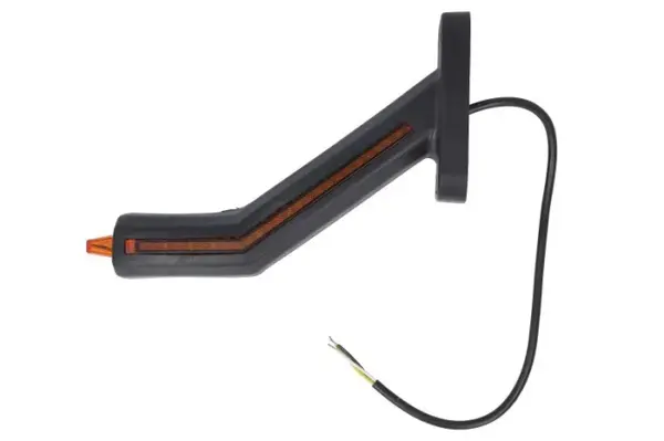 Lumina clarificare dreapta, portocaliu rosu alb, LED, suprafata, lungime cablu 400mm, cu brat lung, 12 24V (cu functie de semnalizator lateral, IP6K9K)
