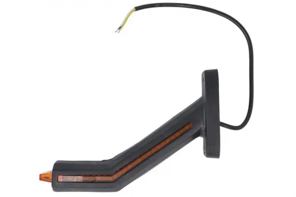 Lumina clarificare dreapta, portocaliu rosu alb, LED, suprafata, lungime cablu 400mm, cu brat lung, 12 24V (cu functie de semnalizator spate, IP6K9K)