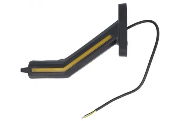 Lumina clarificare dreapta, portocaliu rosu alb, LED, suprafata, lungime cablu 400mm, cu brat lung, 12 24V (cu functie de semnalizator spate, IP6K9K)