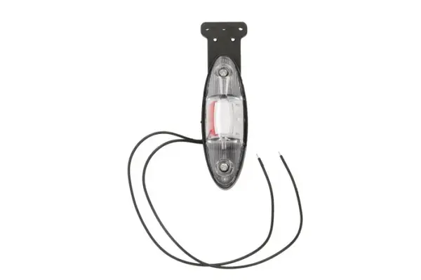 Lumina clarificare dreapta, rosu alb, LED, in relief, lungime cablu 360mm, cu cuier, 12 24V