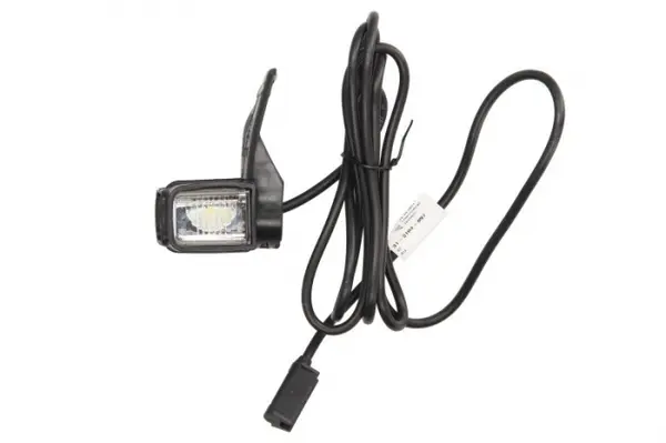 Lumina clarificare dreapta; SUPERPOINT IV, portocaliu rosu alb, LED, inaltime 98mm; latime 54mm; adancime 64mm, in relief, lungime cablu 2000mm, cu cuier, 24V (conector: CLICK-IN, SUPERPOINT IV)