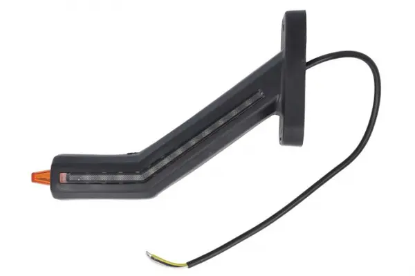 Lumina clarificare stanga, portocaliu rosu alb, LED, suprafata, lungime cablu 400mm, cu brat lung, 12 24V (cu functie de semnalizator spate, IP6K9K)