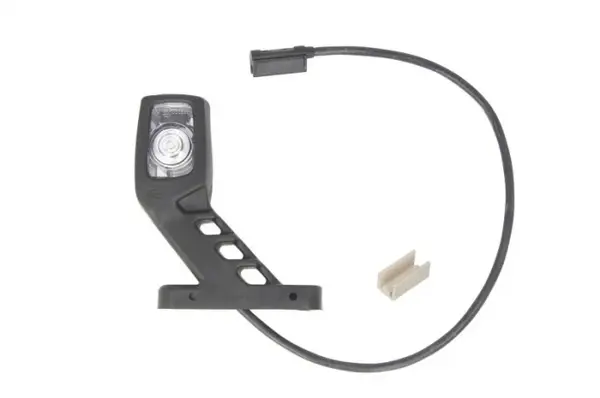 Lumina clarificare stanga, portocaliu rosu alb, LED, suprafata, lungime cablu 500mm, pe bratul mediu-lung, 12 24V (cu clema pentru fir plat, conector: CLICK-IN JAEGER, IP66)