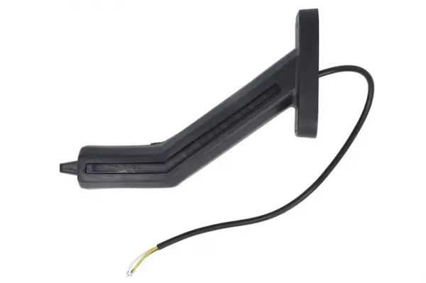 Lumina clarificare stanga, portocaliu rosu alb, LED, suprafata, lungime cablu 400mm, cu brat lung, 12 24V (cu functie de semnalizator lateral, IP6K9K)