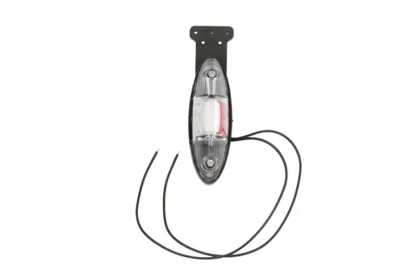 Lumina clarificare stanga, rosu alb, LED, in relief, lungime cablu 360mm, cu cuier, 12 24V