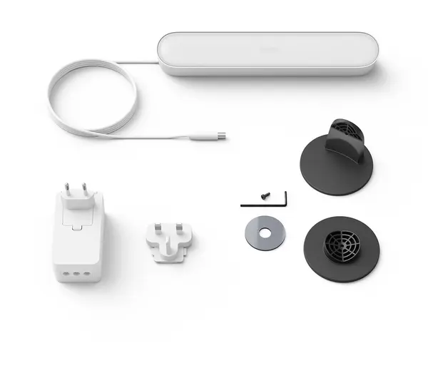 Lumină de fundal inteligentă Philips - Hue Play, cu adaptor, RGB, alb