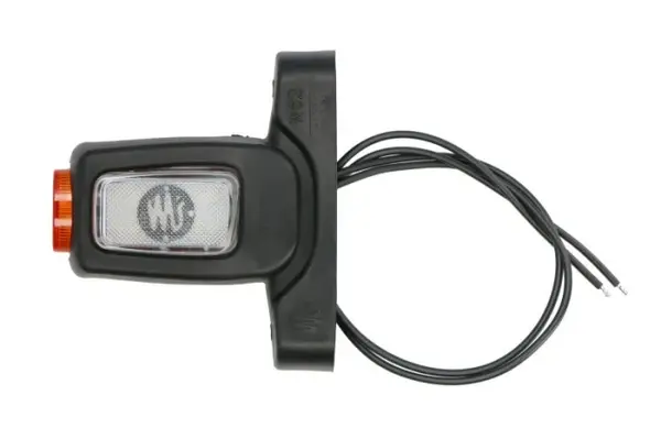 Lumina delimitare dreapta, forma: dreptunghiular, portocaliu rosu alb, LED lungime cablu 330mm, brat scurt, 12 24V (IP6K9K)