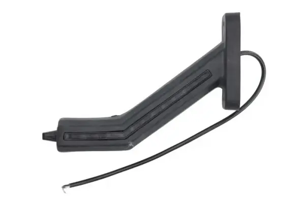 Lumina delimitare dreapta, portocaliu rosu alb, LED lungime cablu 400mm, pe bratul lung, 12 24V (IP6K9K)