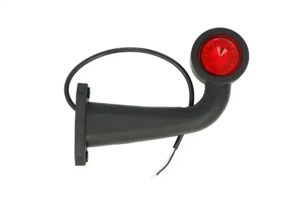 Lumina delimitare dreapta, rosu alb, LED lungime cablu 450mm, pe bratul lung, 12 24V