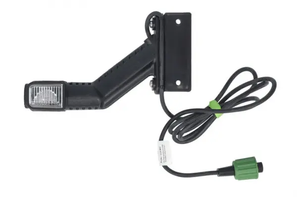 Lumina delimitare dreapta; SUPERPOINT IV, portocaliu rosu alb, LED lungime cablu 1500mm, pe bratul lung, 12 24V (conector: ASS2, IP69K, SUPERPOINT IV)