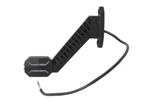 Lumina delimitare stanga; Dragon, forma: dreptunghiular, portocaliu rosu alb, LED lungime cablu 500mm, pe bratul lung, 12 24V (IP68, Dragon)