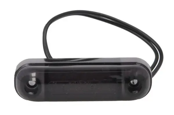 Lumina delimitare stanga dreapta, forma: oval, portocaliu fumuriu, LED, inaltime 24mm; latime 84mm; adancime 25mm lungime cablu 240mm, 12 24V (IP6K9K)