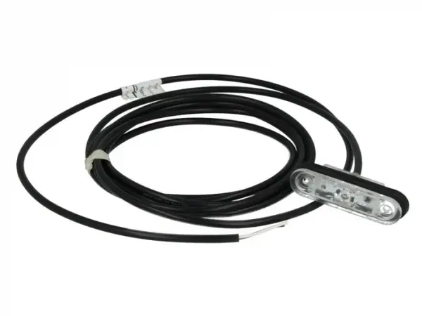 Lumina delimitare stanga dreapta; POSIPOINT II, alb, LED, inaltime 24,3mm; latime 81,4mm; adancime 20mm lungime cablu 3500mm, 12 24V (POSIPOINT II)
