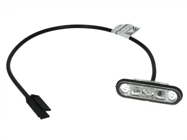 Lumina delimitare stanga dreapta; POSIPOINT II, alb, LED, inaltime 24,3mm; latime 81,4mm; adancime 20mm lungime cablu 500mm, 12 24V (POSIPOINT II)