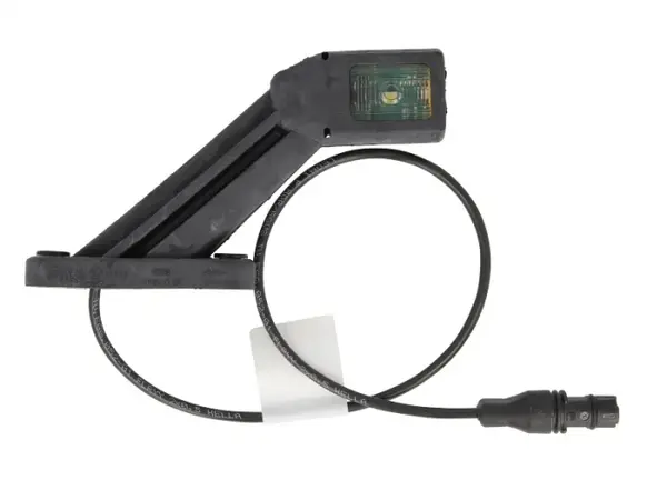 Lumina delimitare stanga, rosu alb galben, LED, inaltime 102mm; latime 35mm; adancime 35 183mm, lungime cablu 500mm, 12 24V (IP6K9K)
