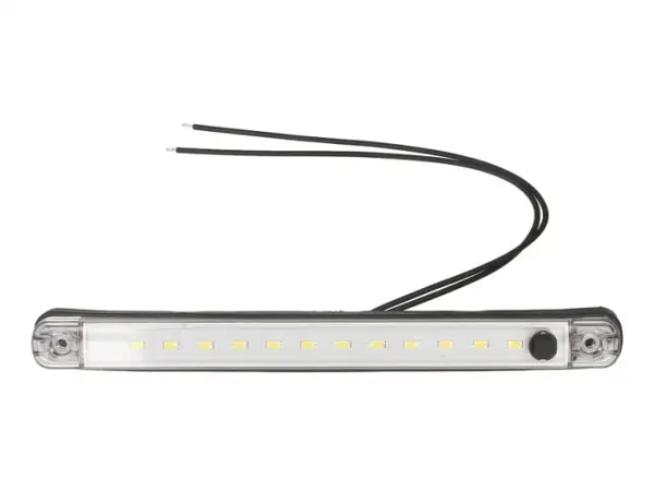Lumina interior (cu buton, 24V) lungime: 238mm; latime: 20,6mm; inaltime:10,4mm