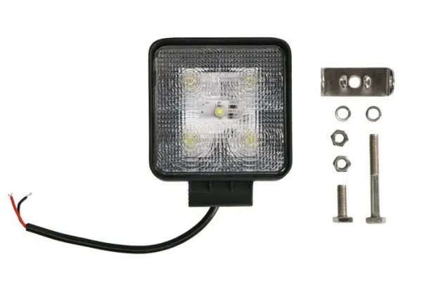 Lumina lucru (Epistar LED, 10-30V, 15W, 1200lm, numar elemente LED: 5x3W, inaltime: 110mm, latime: 110mm, adancime: 36mm)