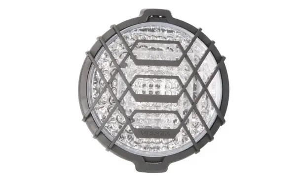 Lumina lucru (H3, 12 24V, 70W, adancime: 64mm, diametru: 159mm, carcasa din plastic; grilaj de plastic; intrerupator; maner metalic)