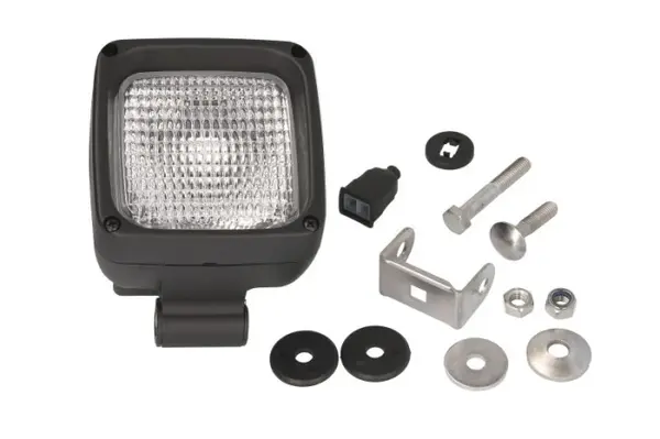 Lumina lucru (H3, 12 24V, 70W, lungime: 100mm, inaltime: 100mm, adancime: 91mm, carcasa din plastic; Conector AMP; intrerupator)