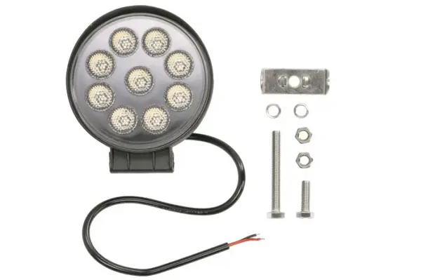 Lumina lucru (LED, 12 24 30V, 22W, 2200lm, numar diode: 9x3W, inaltime: 127mm, adancime: 50mm, diametru: 115mm, lungime cablu: 0,45m, lumina dispersata)