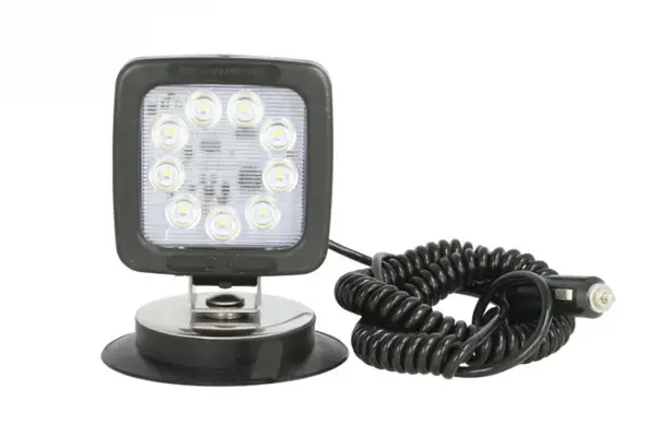 Lumina lucru (LED, 12 24V, 1300lm, numar elemente LED: 9, lungime: 101mm, inaltime: 105mm, adancime: 77,5mm, cu mufa mai usoara; montabil cu magnet; Sirma de 3m)