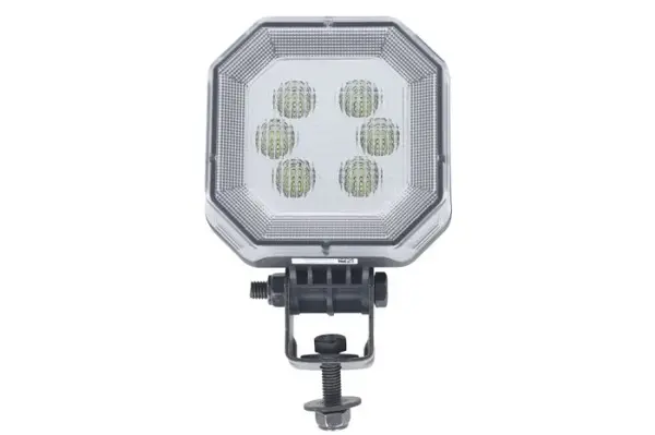 Lumina lucru (LED, 12 24V, 8W, 800lm, numar diode: 6, inaltime: 98mm, latime: 98mm, adancime: 53mm, 2 pin socket; lumina dispersata)
