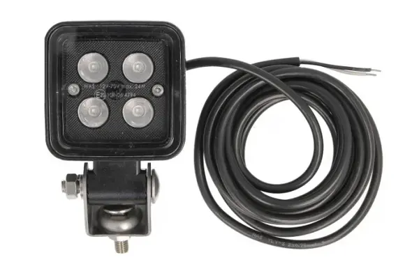 Lumina lucru (LED, numar diode: 4, inaltime: 76mm, latime: 76mm, adancime: 46mm, lungime cablu: 0,25m, lumina albastra; lumina concentrata)