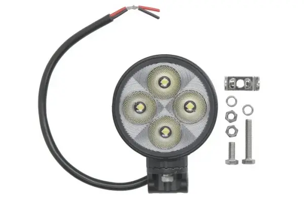Lumina lucru (OSRAM LED, 10-30V, 40W, 4400lm, numar diode: 4x10W, inaltime: 120mm, adancime: 63mm, diametru: 83mm, lumina dispersata; lumina concentrata)