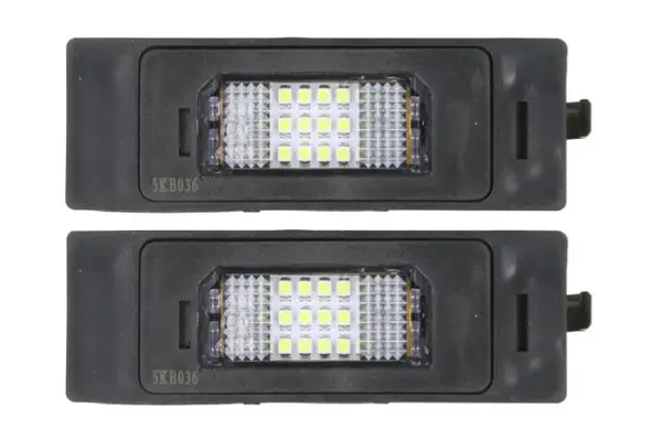Lumina numar inmatriculare, culoare lumina: alb; set, 12V, cu aprobare circulatie potrivit BMW 1 (E81), 1 (E87), 1 (F20), 1 (F21), 6 (F12), 6 (F13), 6 GRAN COUPE (F06), I3 (I01), Z4 (E89) 06.04-