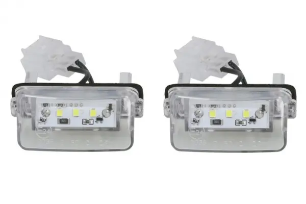 Lumina numar inmatriculare, culoare lumina: alb; set, 12V, cu aprobare circulatie potrivit DS DS 4; CITROEN BERLINGO, BERLINGO MULTISPACE, BERLINGO MINIVAN, C3 I, C3 PICASSO, C4 GRAND PICASSO I 04.93-
