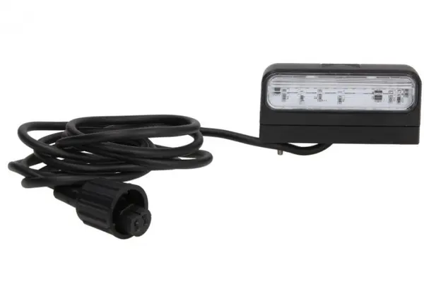 Lumina numar inmatriculare REGPOINT II (LED, 12 24V, 48x45x100mm, lungime cablu: 2000mm, conector: ASS2)