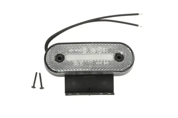 Lumini clarificare stanga dreapta, alb, LED, inaltime 41mm; latime 115mm; adancime 20mm, in relief, lungime cablu 220mm, cu cuier, 12 24V