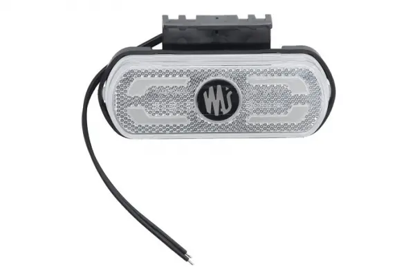 Lumini clarificare stanga dreapta, forma: oval, alb, LED, inaltime 53mm; latime 133,8mm; adancime 25mm, in relief, lungime cablu 240mm, cu cuier, 12 24V (IP6K9K)