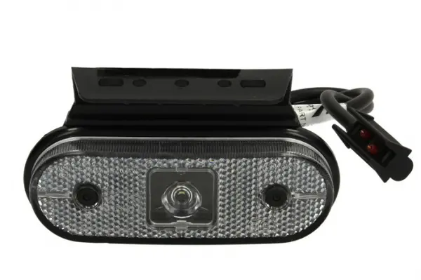 Lumini clarificare stanga dreapta; UNIPOINT I, alb, LED, inaltime 44mm; latime 119mm; adancime 18mm, in relief, lungime cablu 500mm, cu cuier, 12 24V (conector: QUICKLINK, UNIPOINT I)