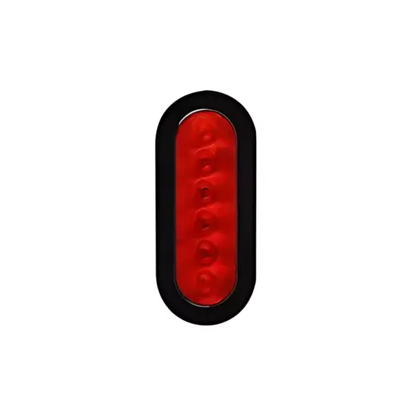 Lumini de marcaj roșii P.TIP53ROSU-OFF ROAD: 6"/ 12V-24V/ IP 67 Rezistent la apa