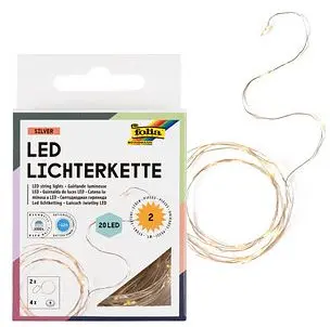 Lumini LED Folia - 2.2 m, 20 buc