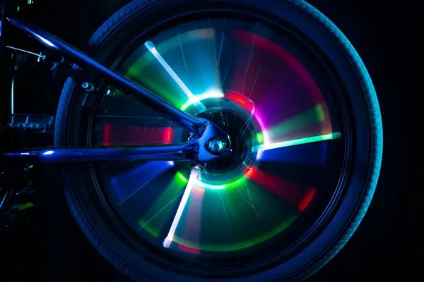 Lumini tubulare led pentru roti bicicleta SpinBrightz multicolor