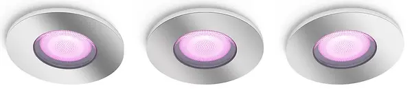 Lune Philips - Hue Xamento, IP44, 3 x 5.7W, dimmer, cromată