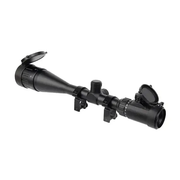 Luneta Airsoft, 6-24X50, tinta cu fascicul LED, metalic, 39.5 cm, negru