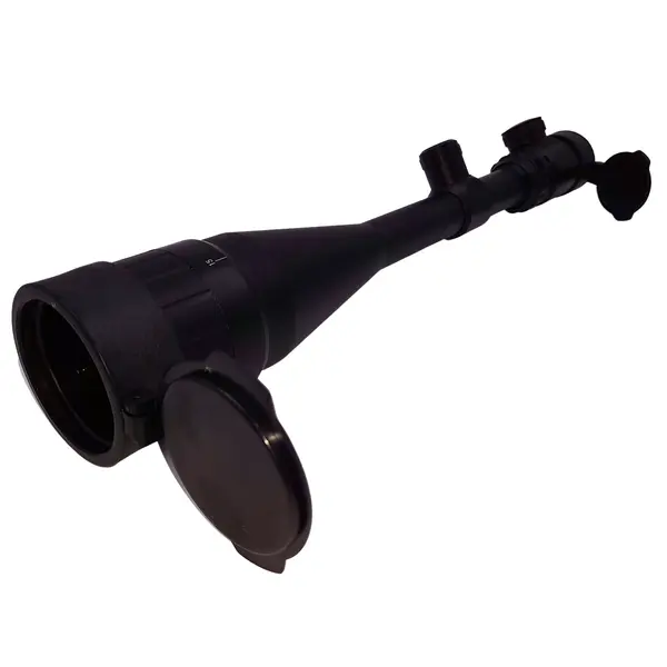Luneta Airsoft DEPOX , 6-24X50, tinta cu fascicul LED, metalic, 39.5 cm, negru