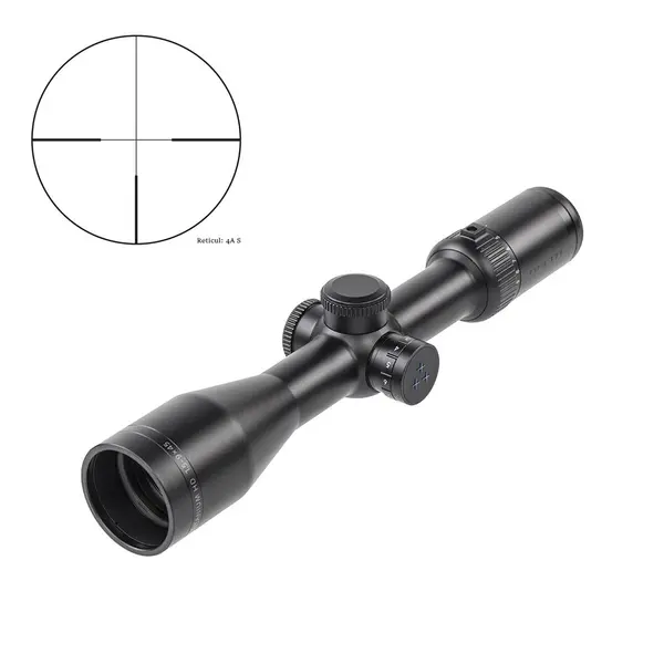 Luneta de arma pentru vanatoare Delta Titanium HD 1.5-9x45, reticul 4AS (Mil) iluminat