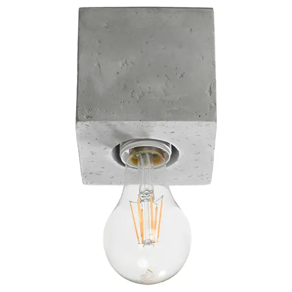 Lustra Ariz din beton Gri 10x10x10 cm
